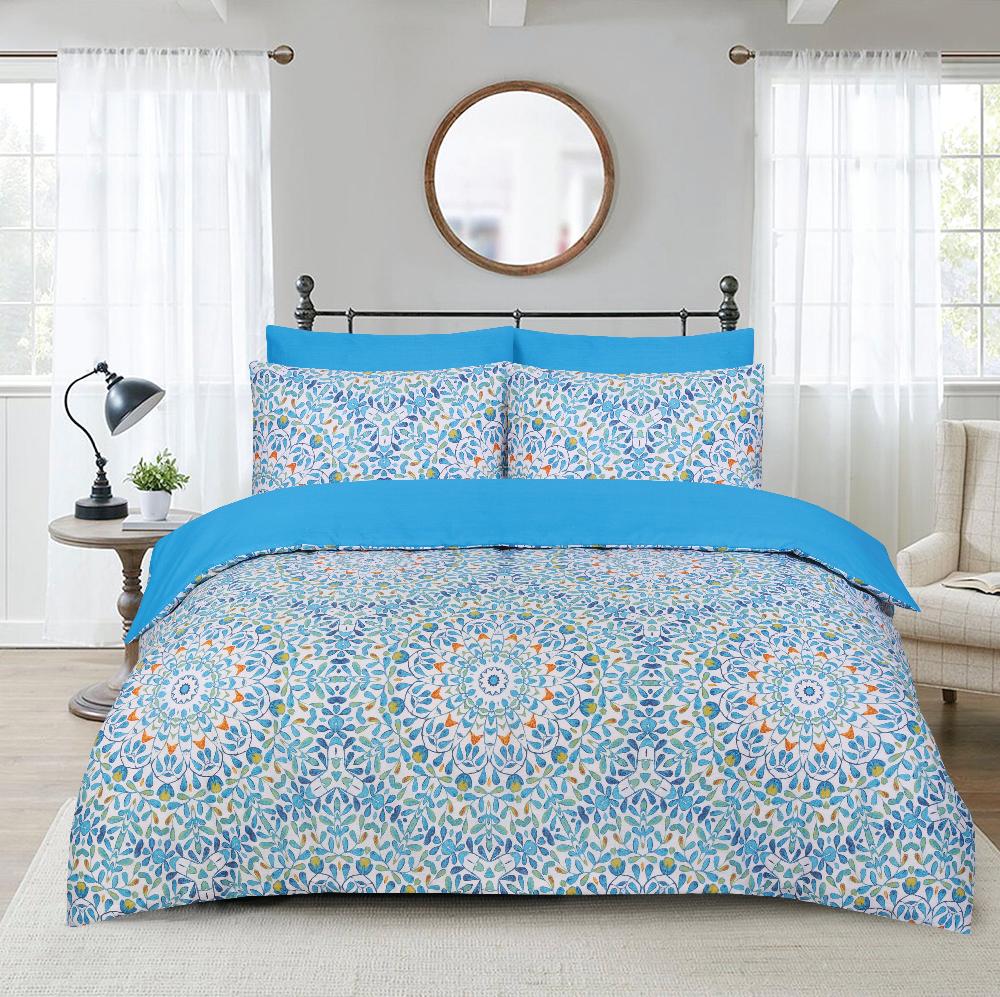 lewis's Casablanca Duvet Set - Teal