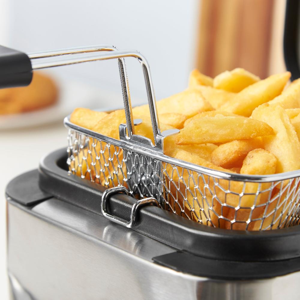 Lewis's Lewis's Chip Pan 1.5L Square - Stainless Steel