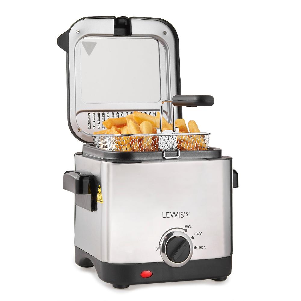 lewis's Lewis's Chip Pan 1.5L Square - Stainless Steel