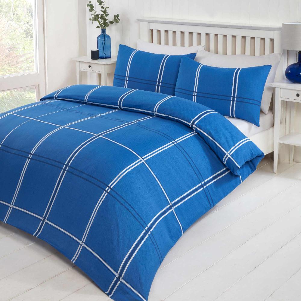 Lewis's Compton Duvet Set - Blue