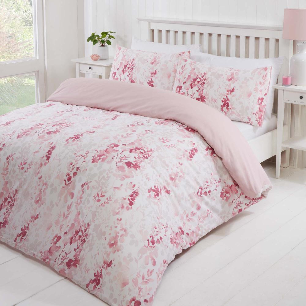 Lewis's Dapple Duvet Set - Pink
