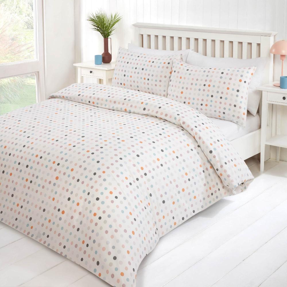 Lewis's Dotty Duvet Set - Multi