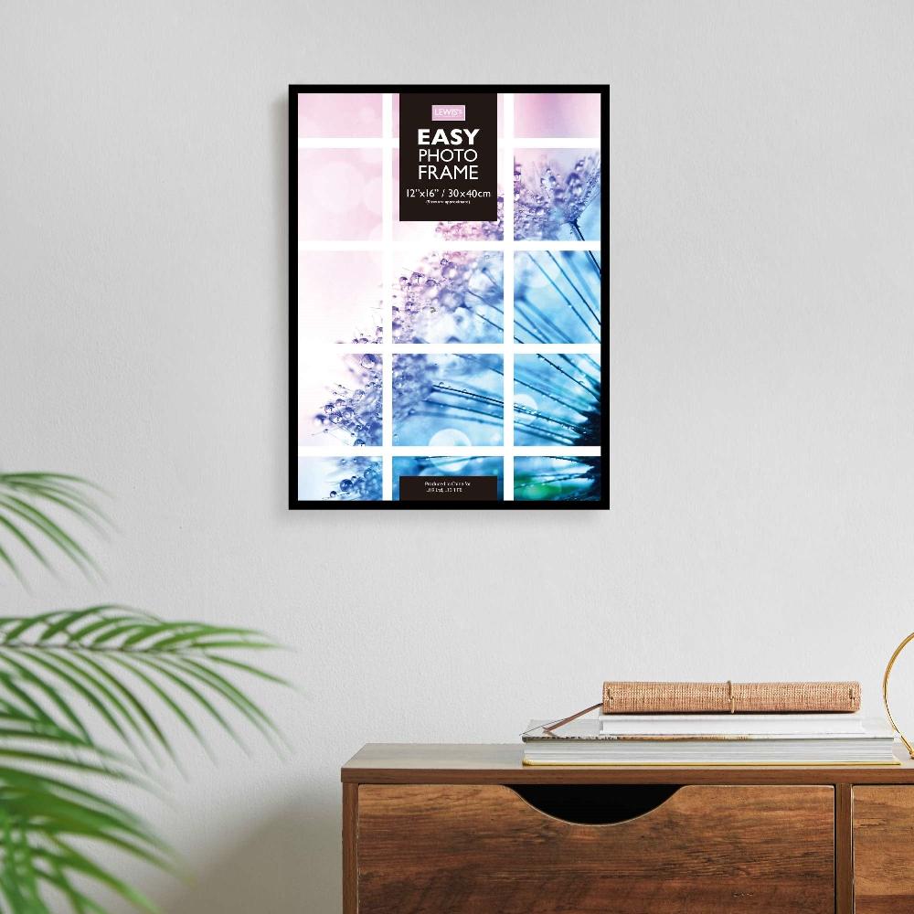 Lewis's Easy Picture Photo Frame 12 X 16" Black