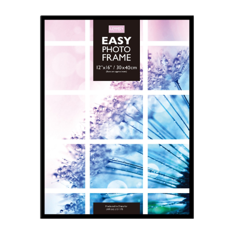lewis's Easy Picture Photo Frame 12 x 16" Black