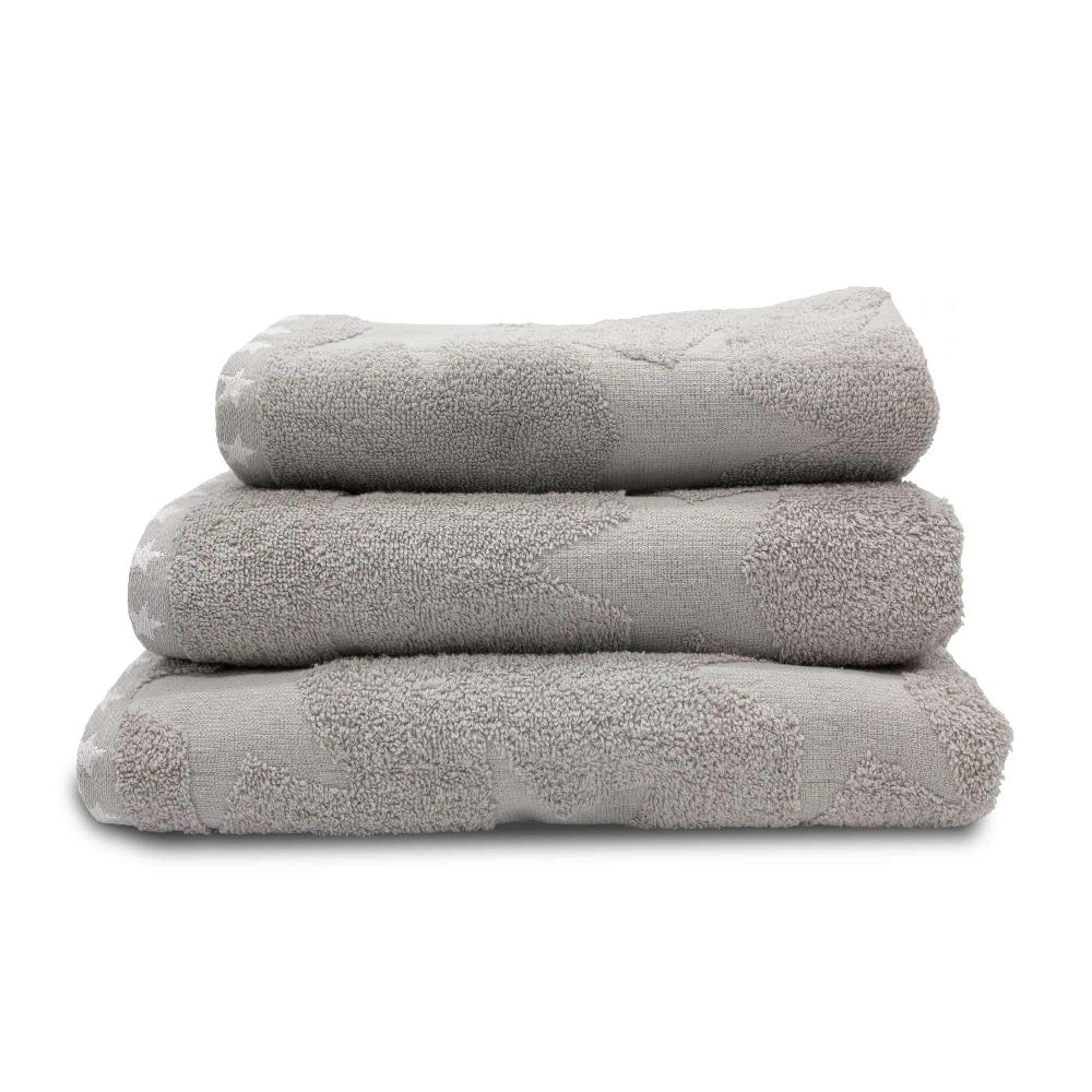 lewis's Estrella 100% Cotton Towel Range - Silver