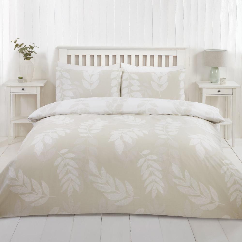 lewis's Frond Duvet Set - Natural