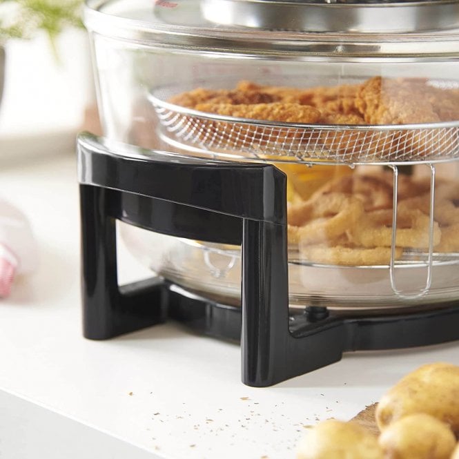 Lewis's Lewis's Halogen Air Fryer 17 Litre With Adjustable Temperature Control - Black