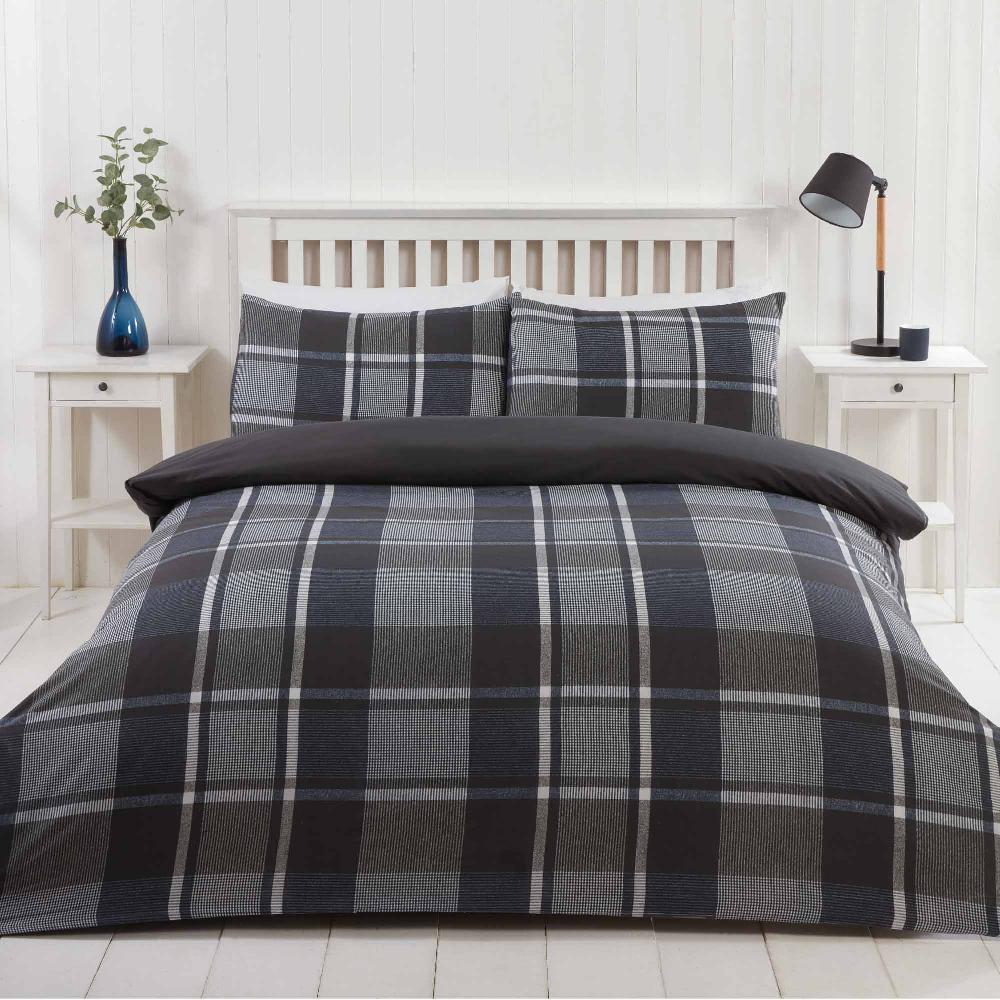 lewis's Hampton Duvet Set - Navy