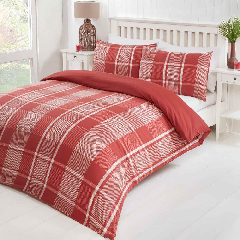 Lewis's Hampton Duvet Set - Red