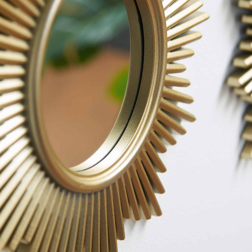 Lewis's Lewis's Hanging Wall Mirrors - Set Of 3 - Champagne