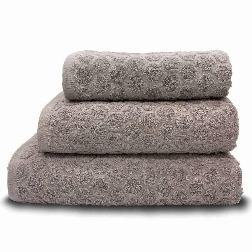 lewis's Honeycomb 100% Cotton Towel Range - Charcoal