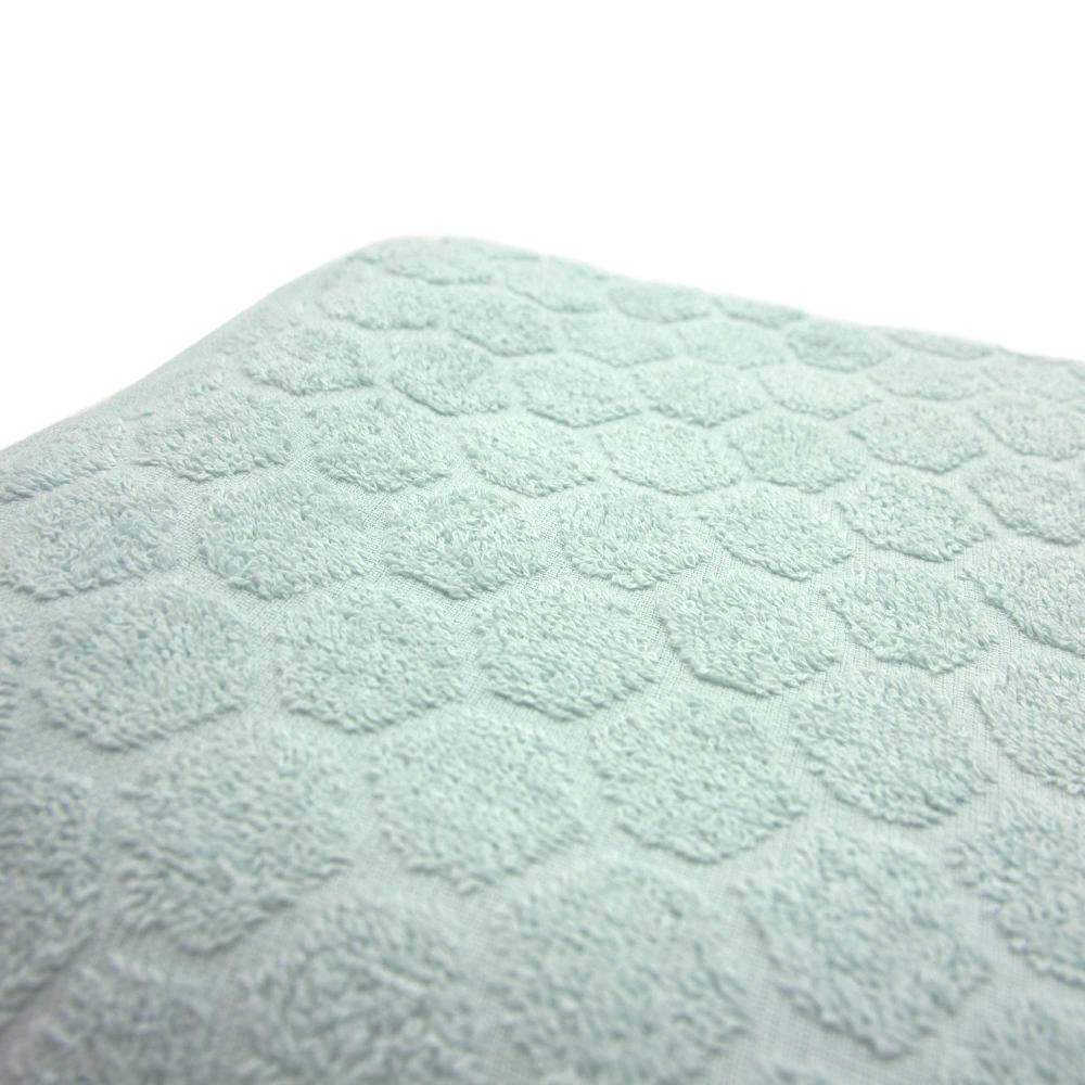 Lewis's Honeycomb 100% Cotton Towel Range - Duck Egg