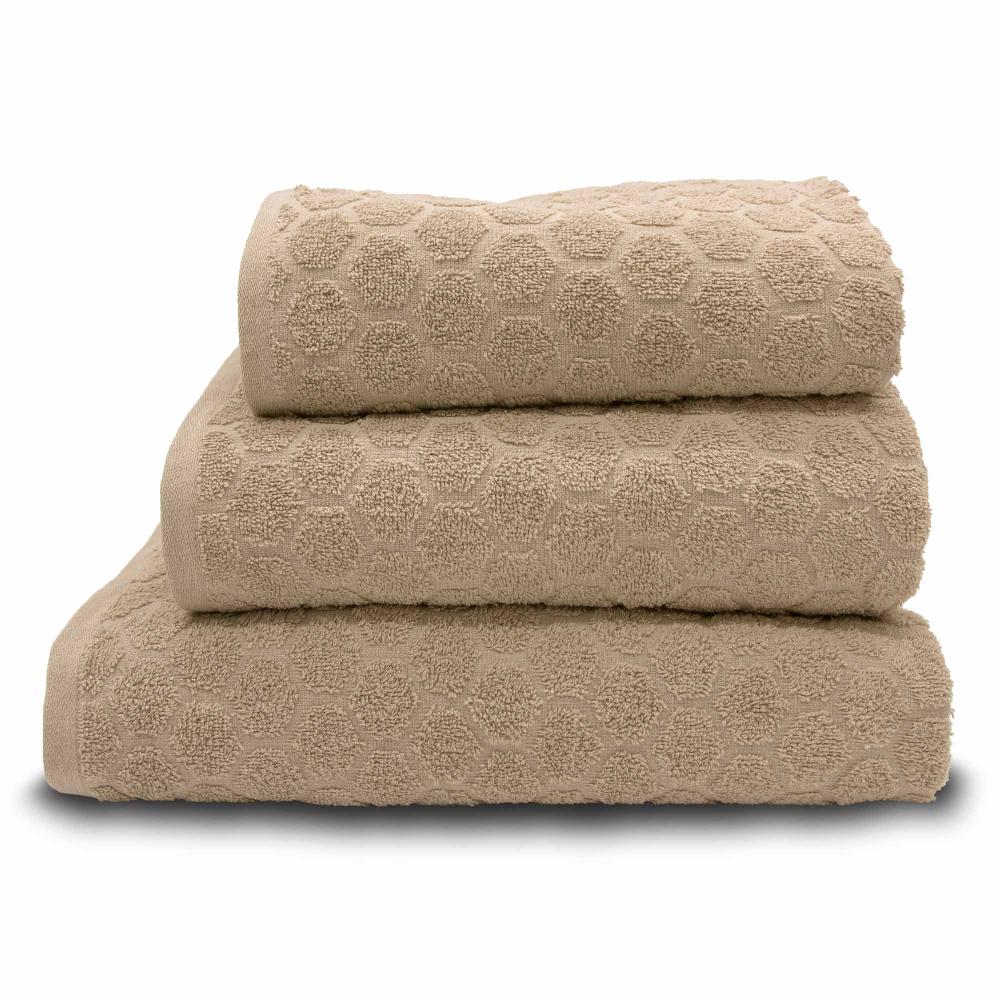 lewis's Honeycomb 100% Cotton Towel Range - Natural