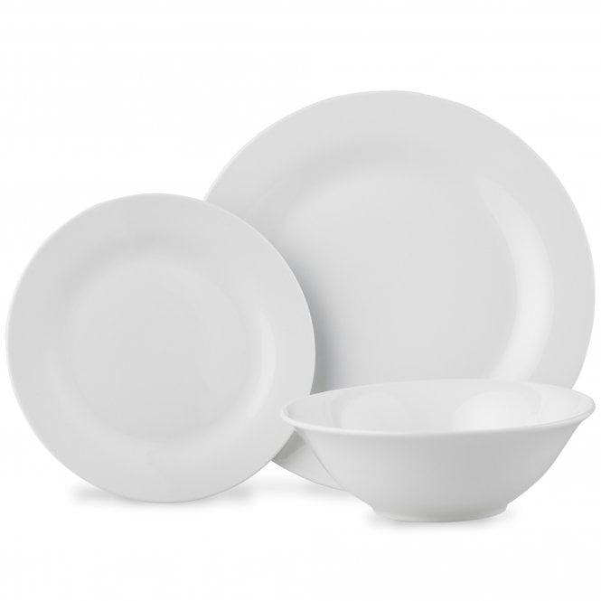 lewis's Lewis's 12 Piece Dinner Set - Arctic White