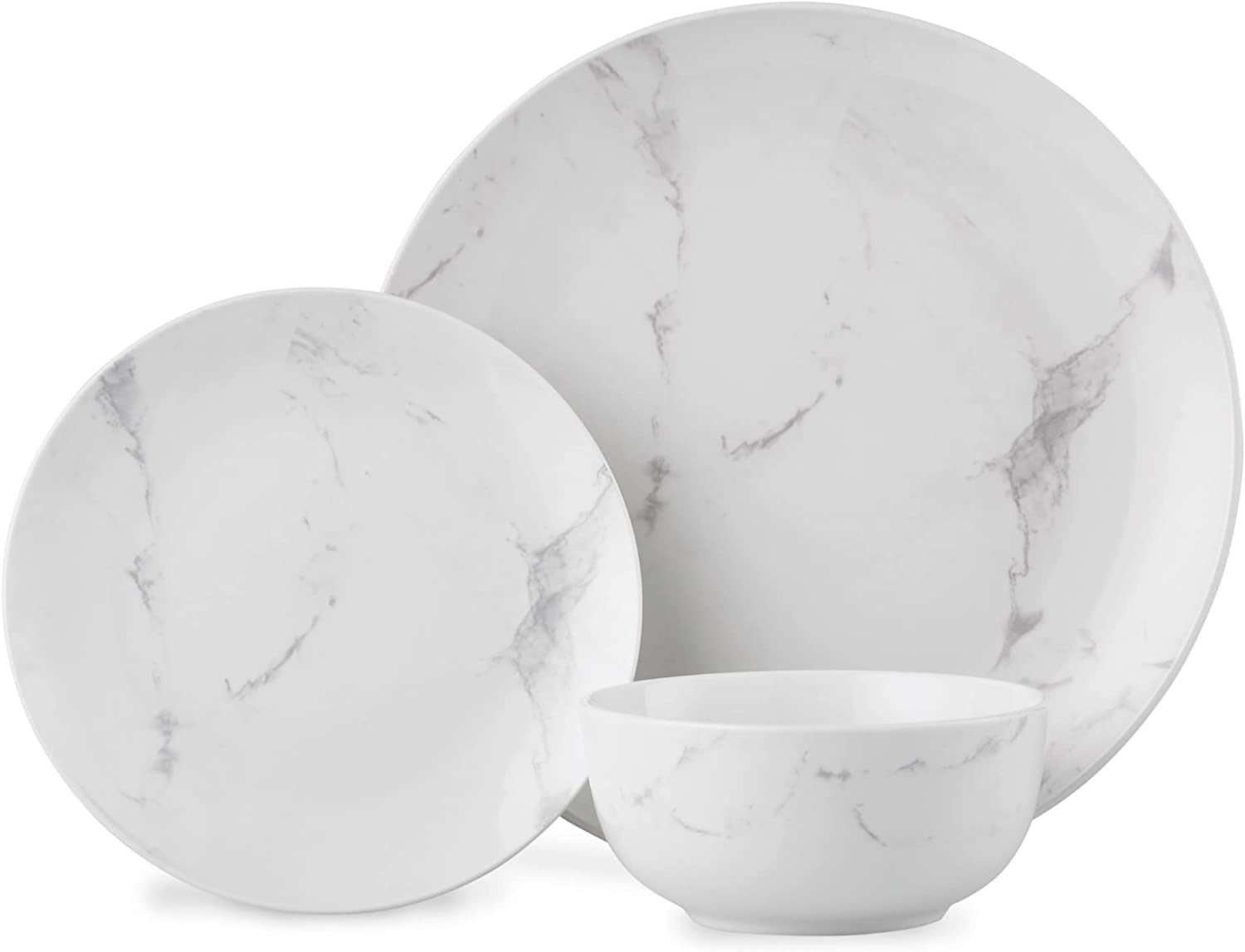 Lewis's Lewis's 12 Piece Dinner Set - Marble