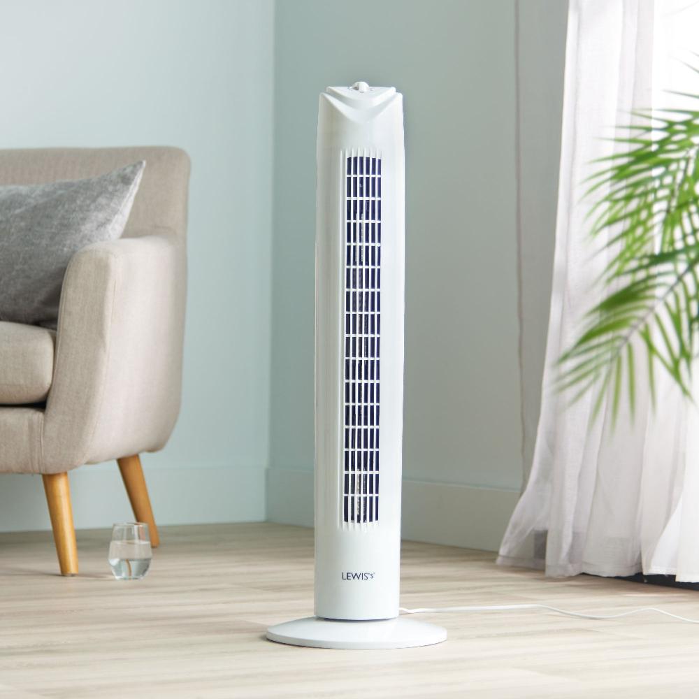Lewis's Lewis's 32 Inch Tower Fan - White