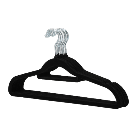 lewis's Lewis's Clothes Hangers Pack of 50 - Velvet