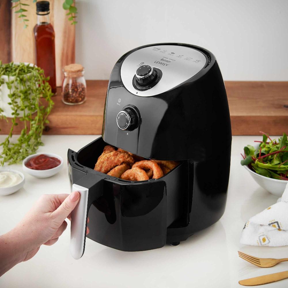 Lewis's Lewis's Compact Air Fryer 2.4L 900W - Black