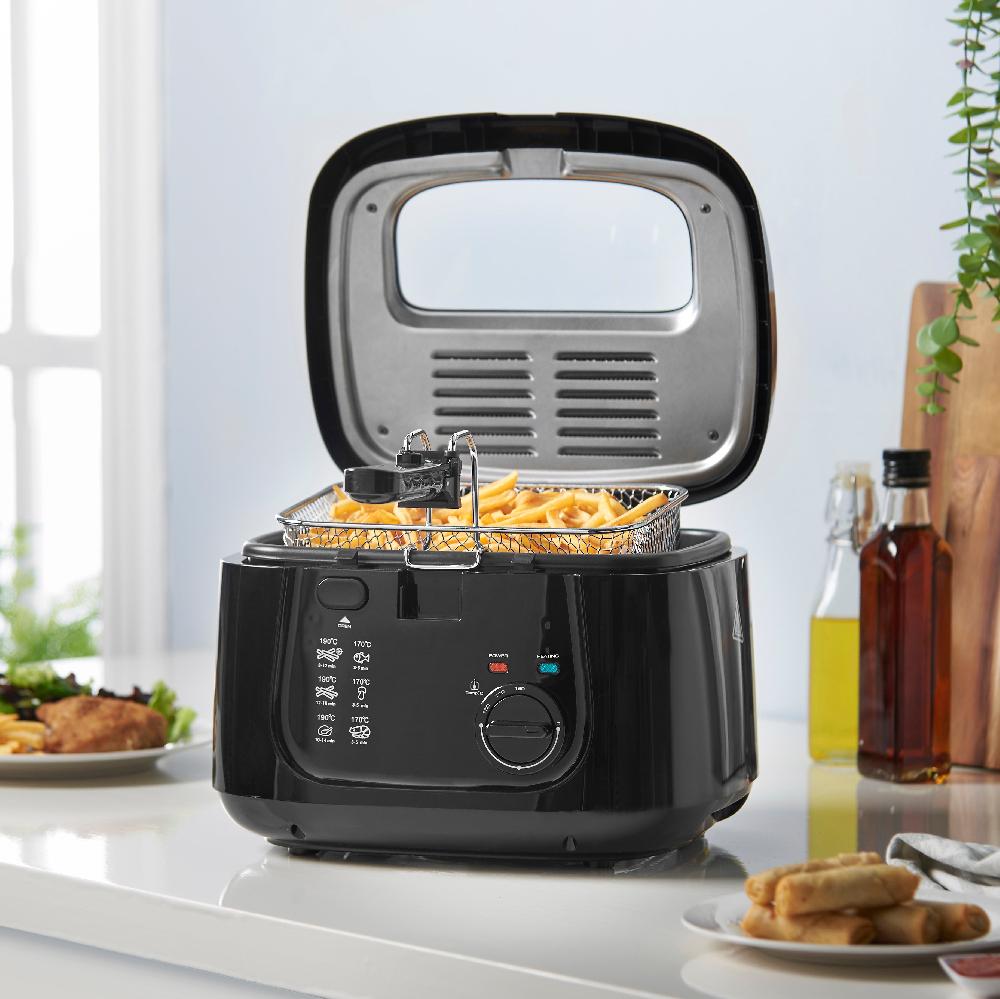 Lewis's Lewis's Deep Fat Fryer 2.5L - Black
