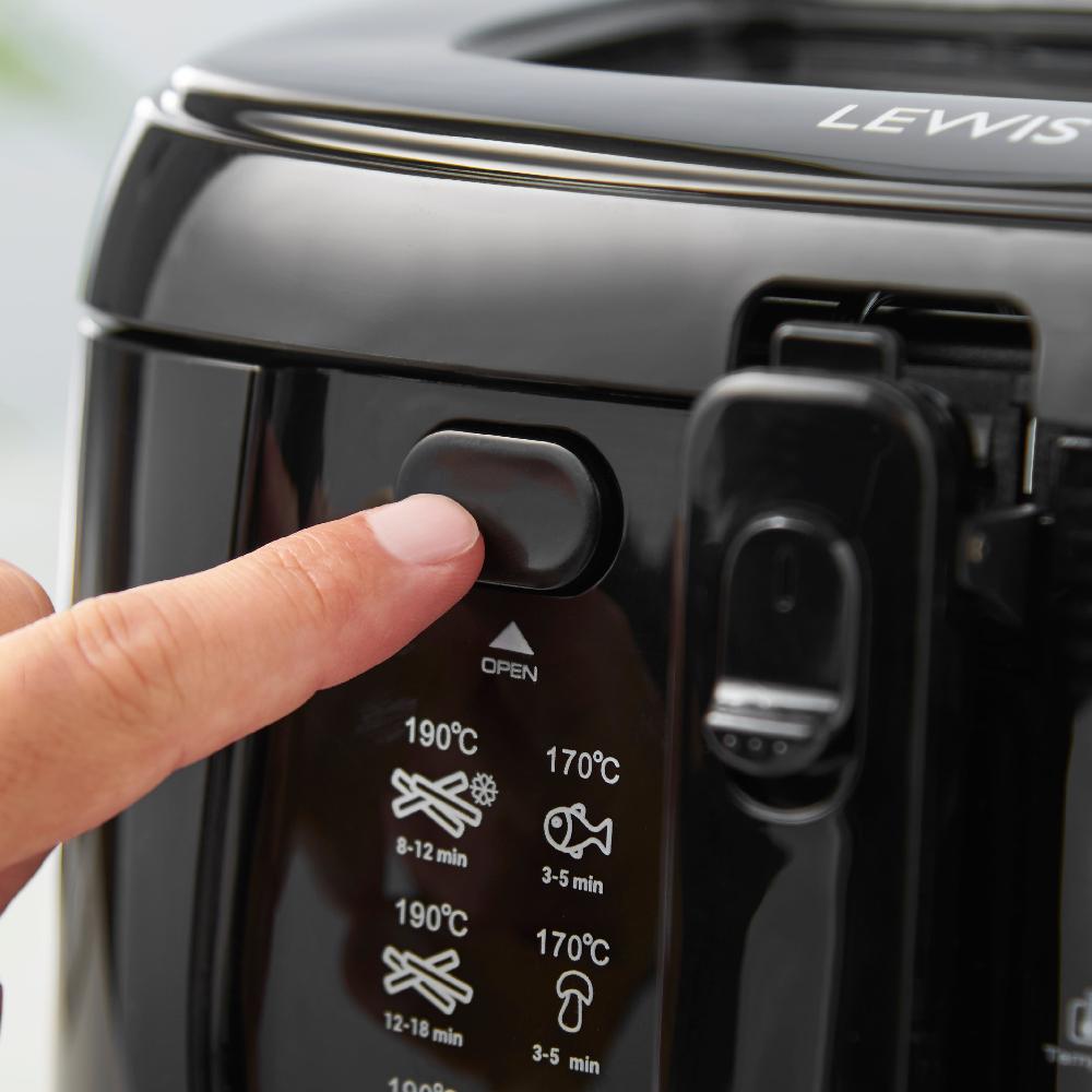 Lewis's Lewis's Deep Fat Fryer 2.5L - Black