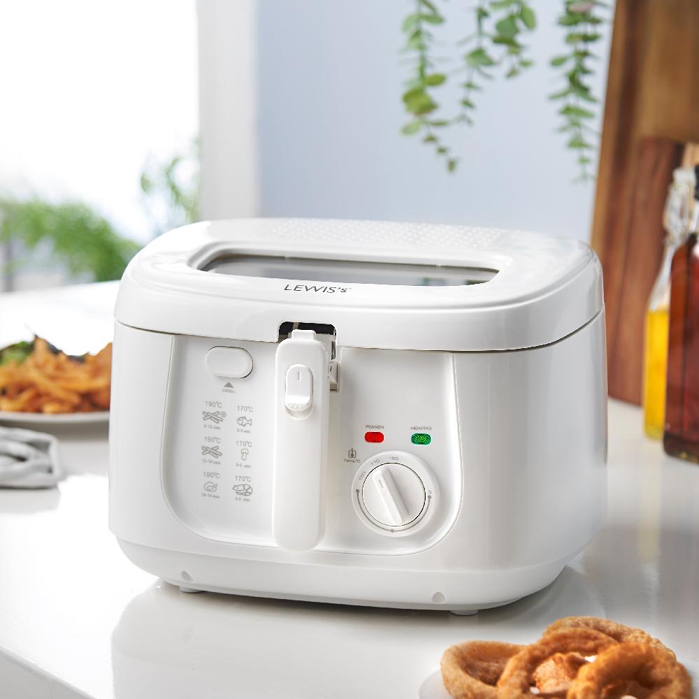 Lewis's Lewis's Deep Fat Fryer 2.5L - White