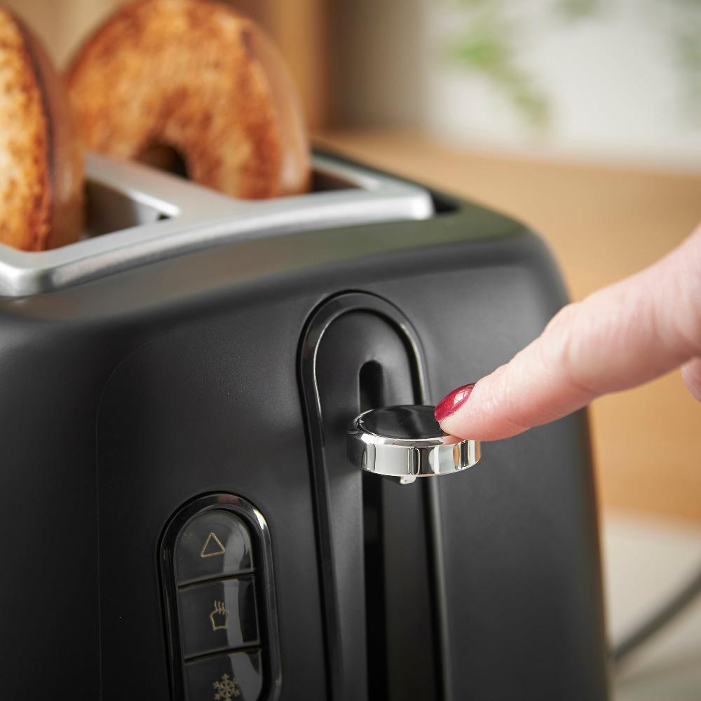 Lewis's Lewis's Manhattan 2 Slice Toaster - Black