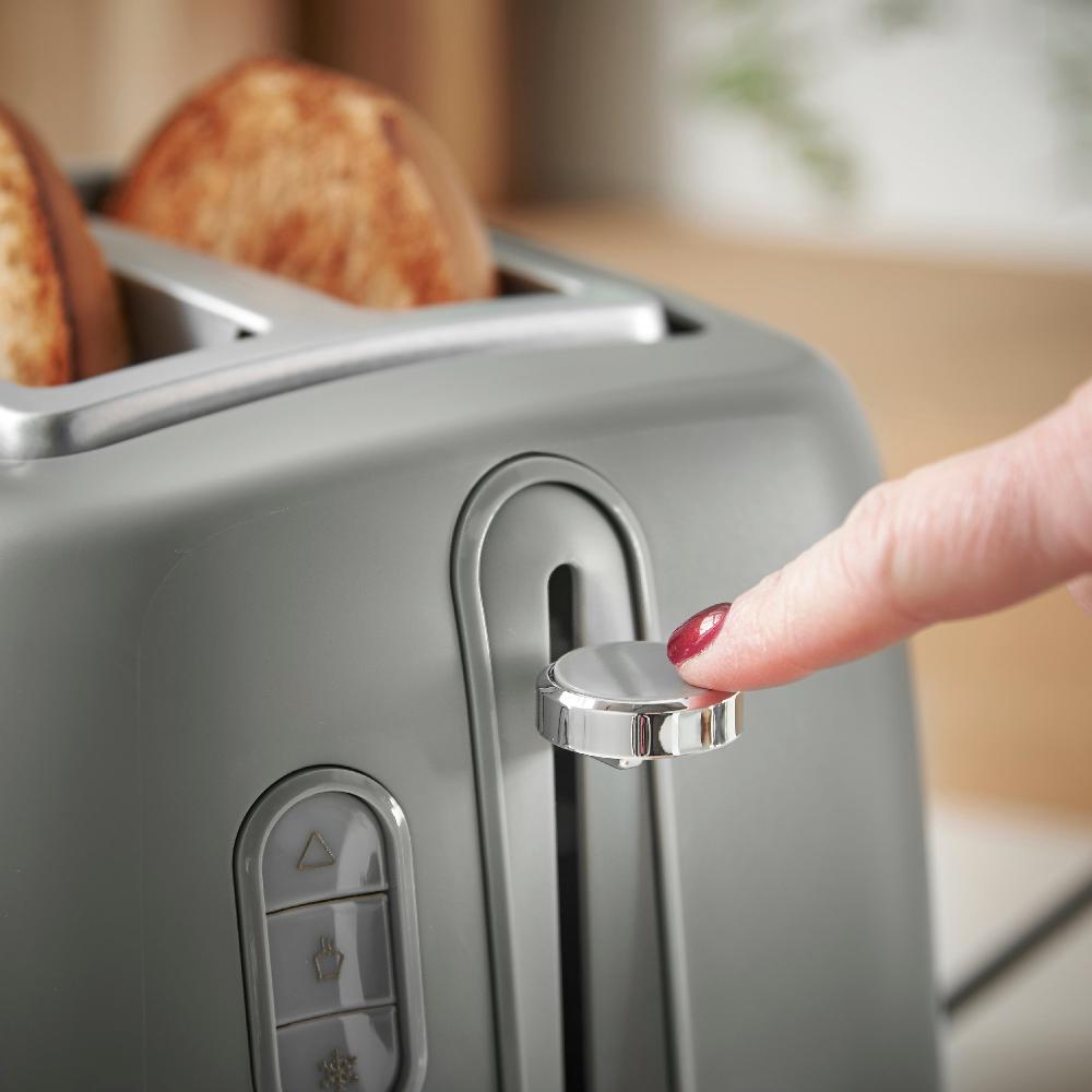 Lewis's Lewis's Manhattan 2 Slice Toaster - Grey