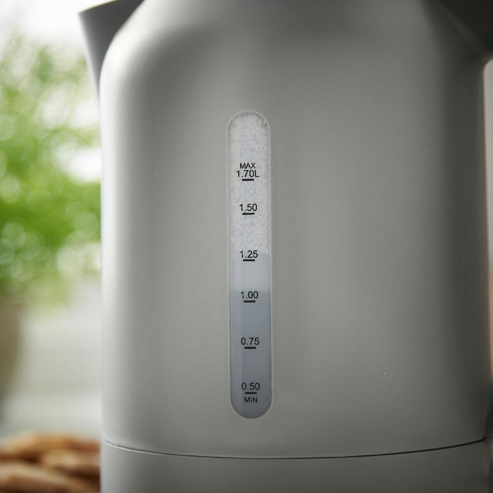 Lewis's Lewis's Manhattan Jug Kettle 1.7L 3KW - Grey