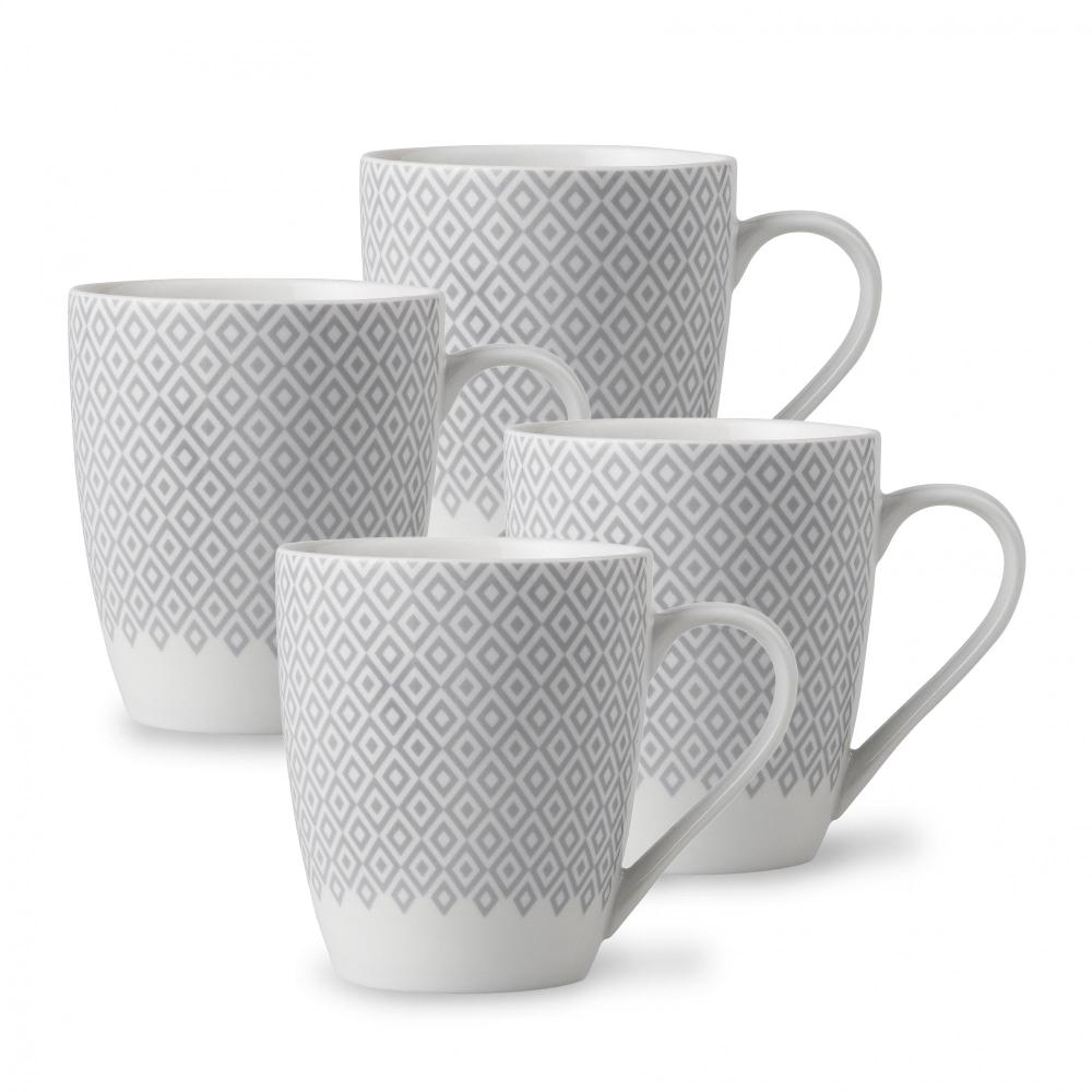 lewis's Lewis's Mug Pack Set of 4 - Geo