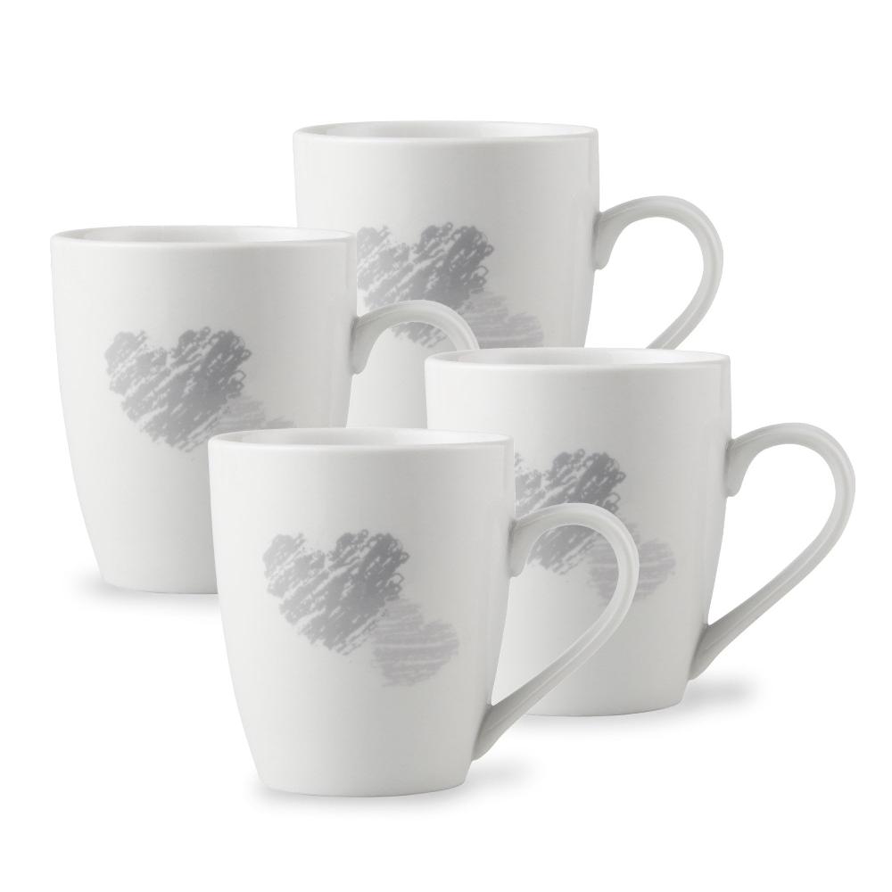 lewis's Lewis's Mug Pack Set of 4 - Hearts
