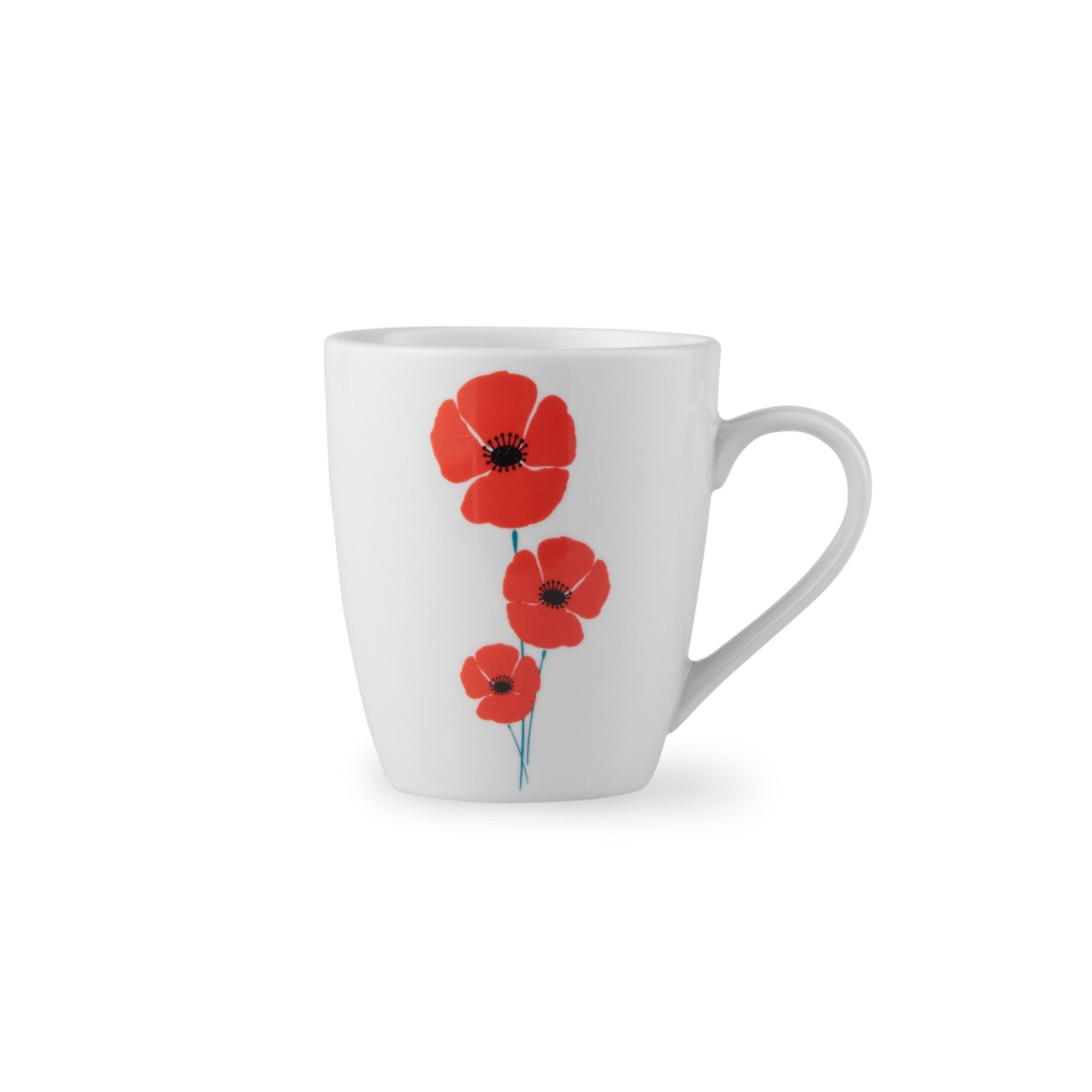 Lewis's Lewis's Mug Pack Set Of 4 - Poppy