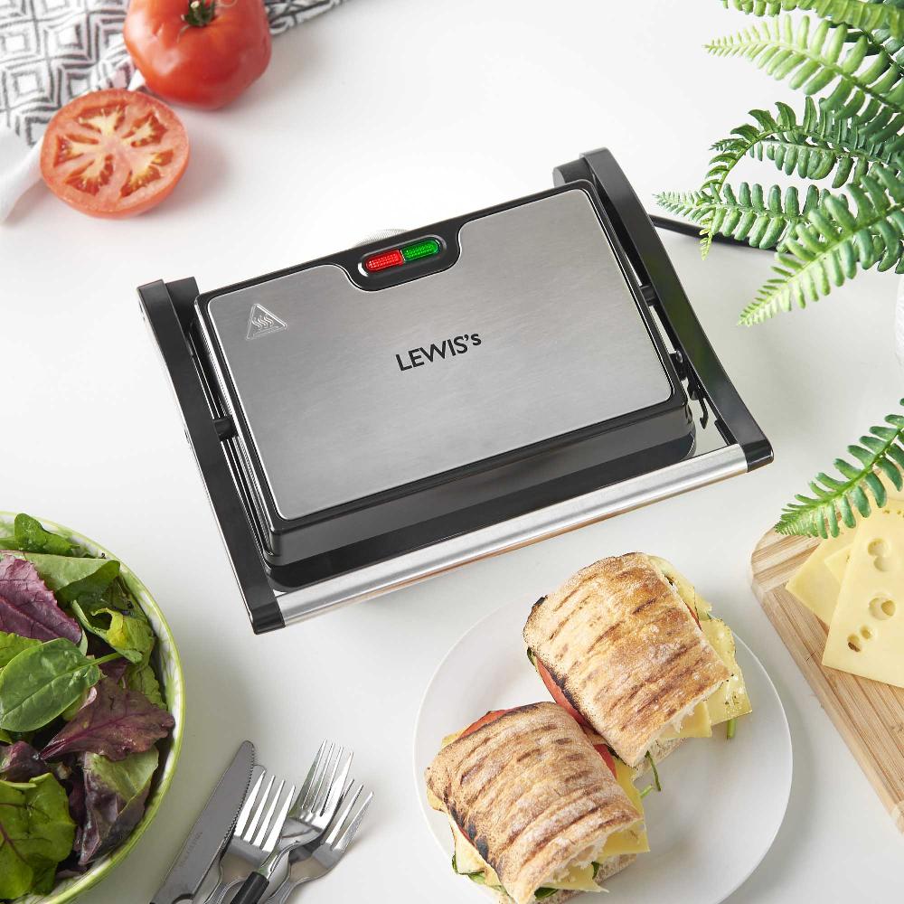 Lewis's Lewis's Panini Press And Health Grill