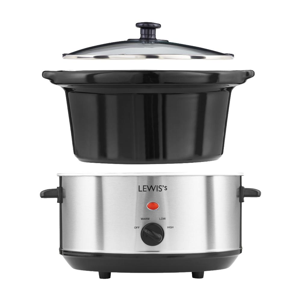Lewis's Lewis's Slow Cooker 3.5L Stainless Steel