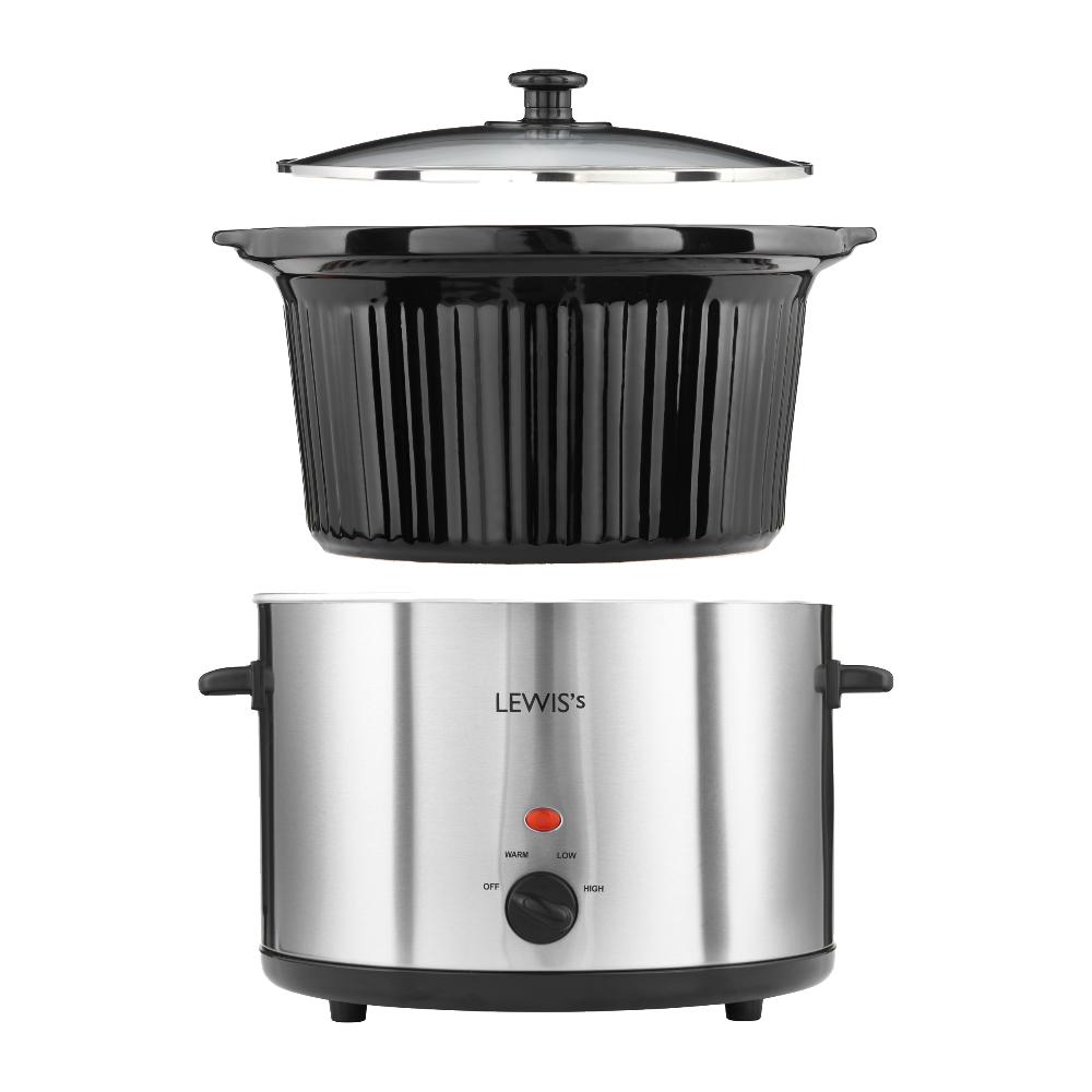 Lewis's Lewis's Slow Cooker 5L Stainless Steel