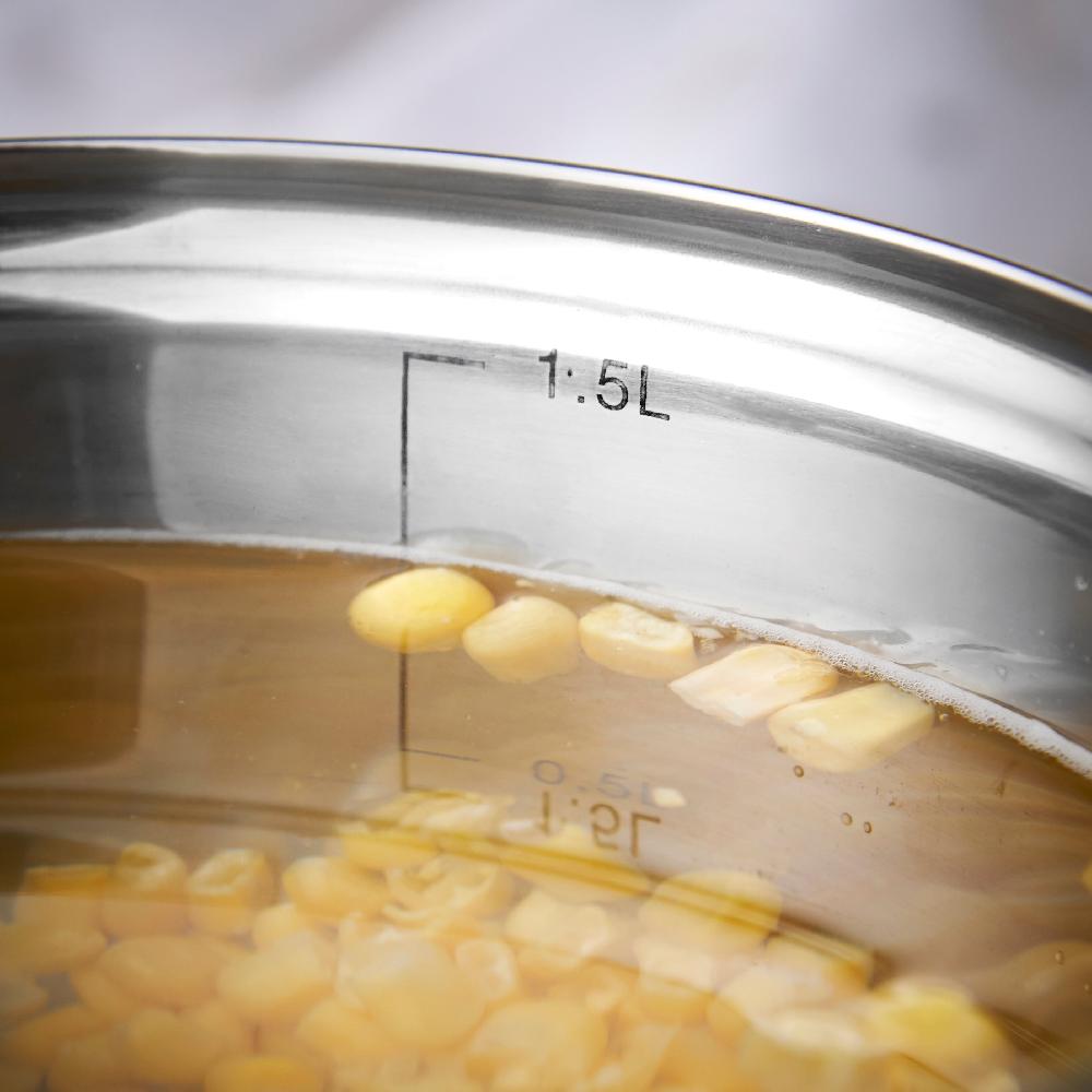 Lewis's Lewis's Stainless Steel Saucepan With Lid