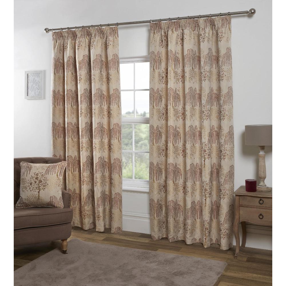 lewis's Orchard Tape Patterned Curtains - Chintz