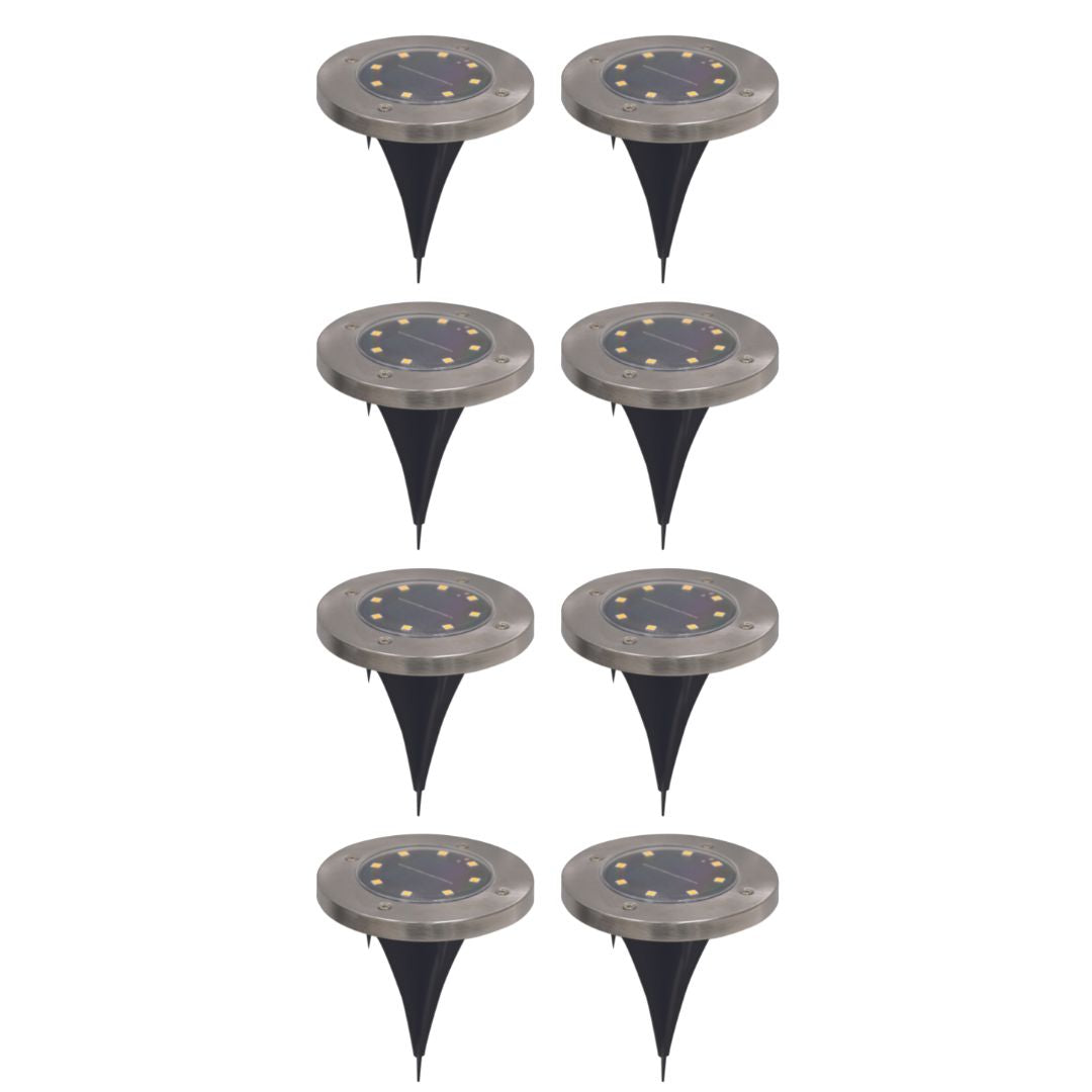 lewis's Outdoor Solar Ground Lights Pack of 8