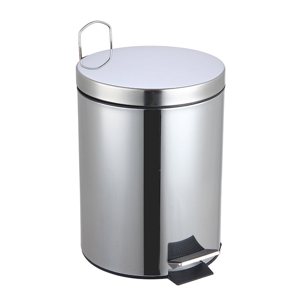 lewis's Pedal Bin Stainless Steel Pedal Bin 5L