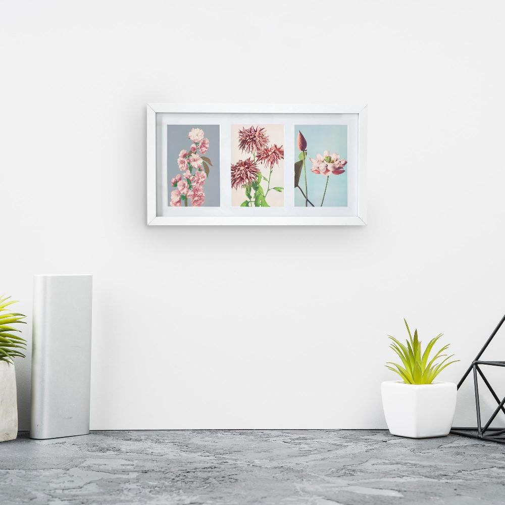 Lewis's Picture Photo Frame With 3 Photos White