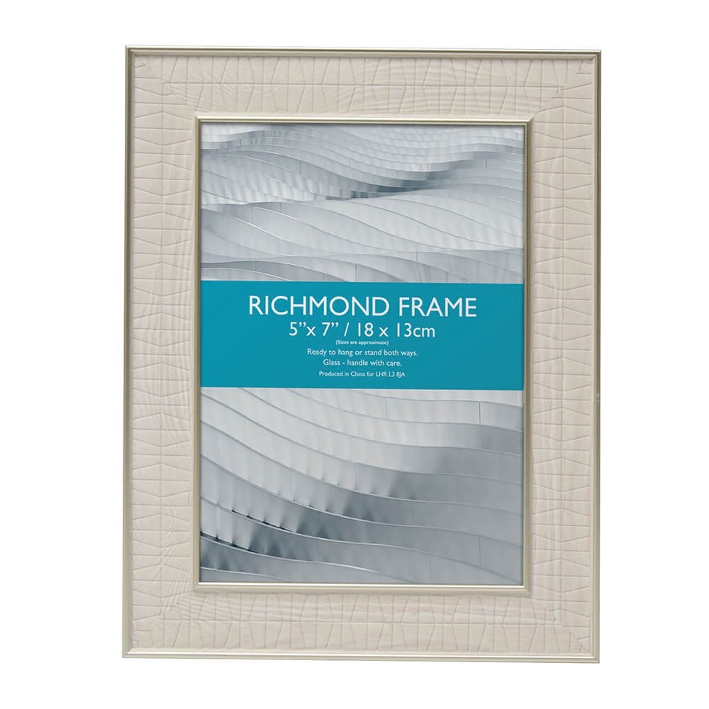 lewis's Richmond Picture Photo Frame 5 x 7" White