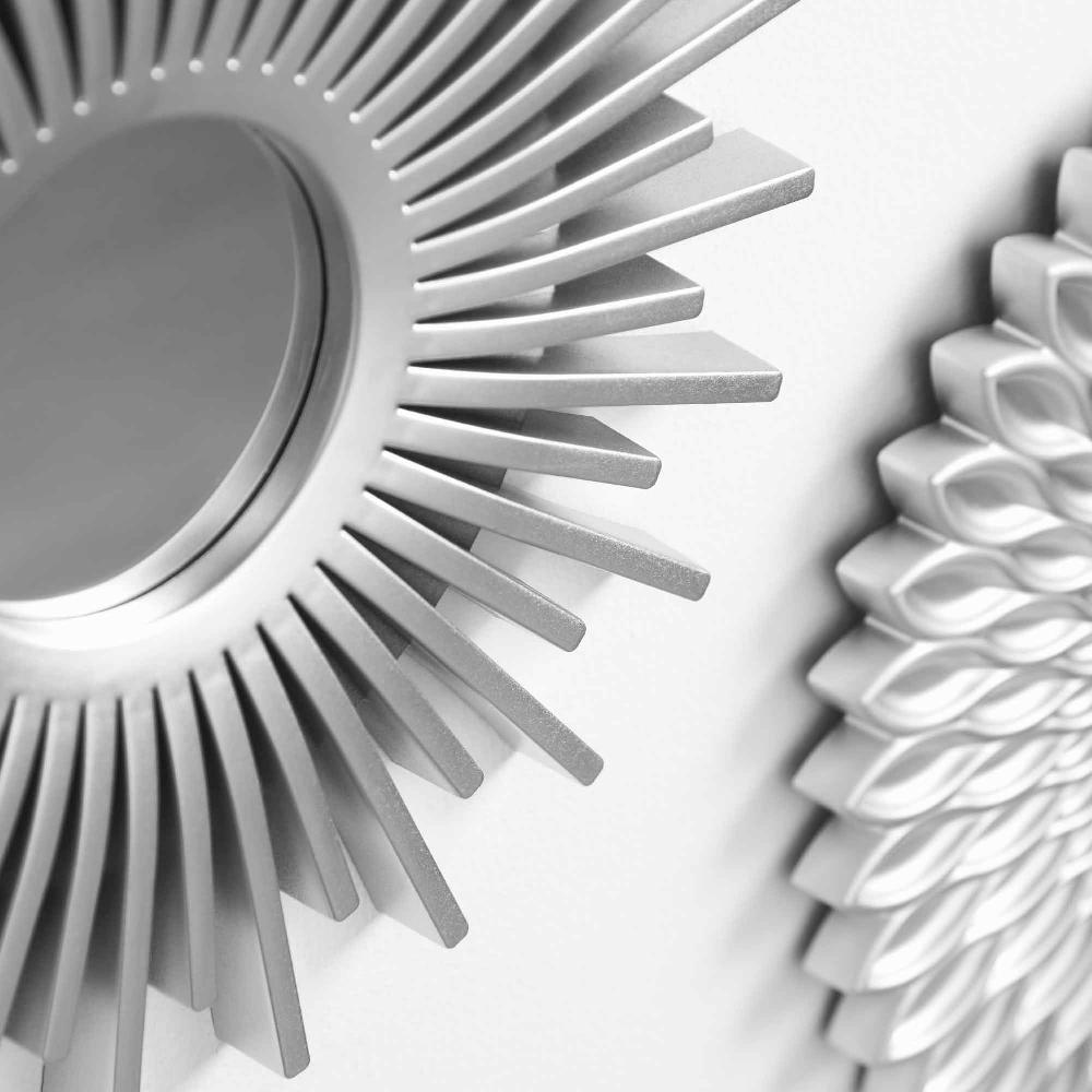 Lewis's Lewis's Set Of 3 Starburst Vanity Mirrors - Silver - Home Living Decorative