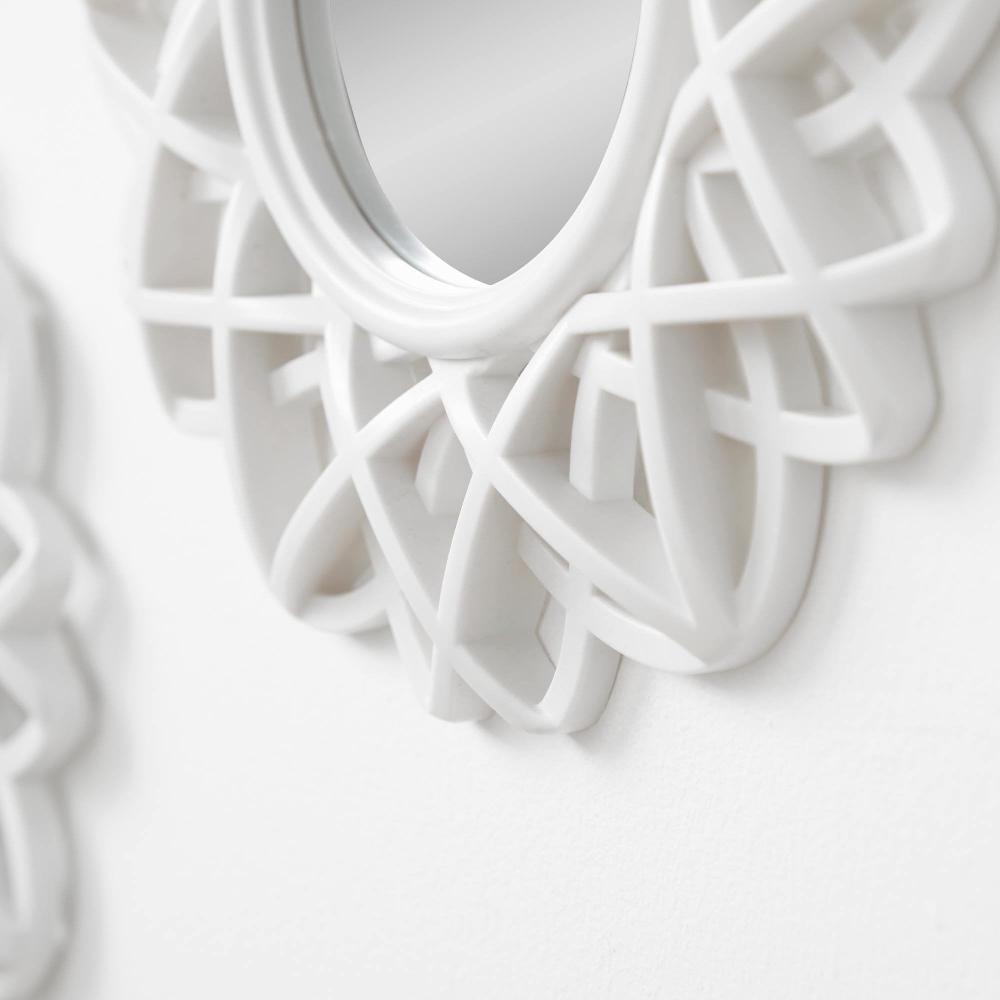 Lewis's Lewis's Set Of 3 White Vanity Mirrors - Home Living Decorative