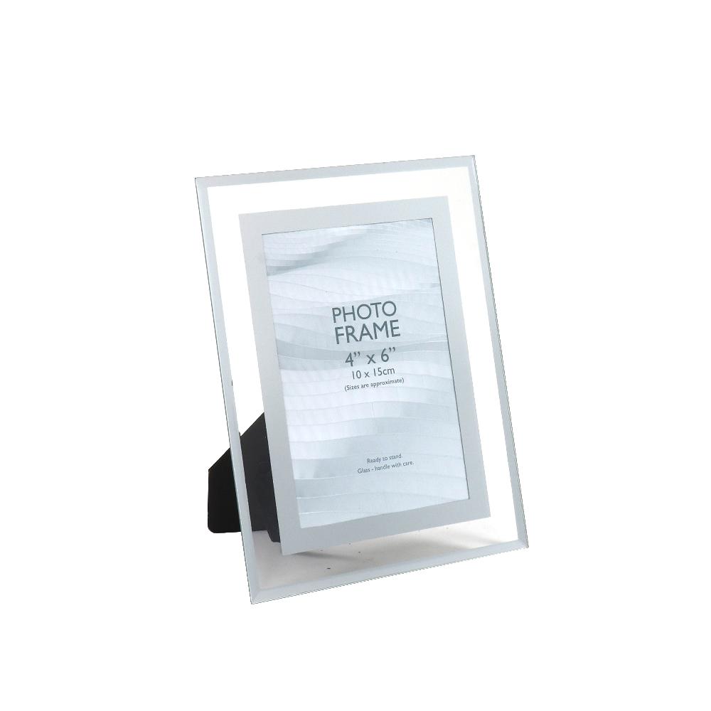 lewis's Single Silver Glass Photo Frame- 4X6