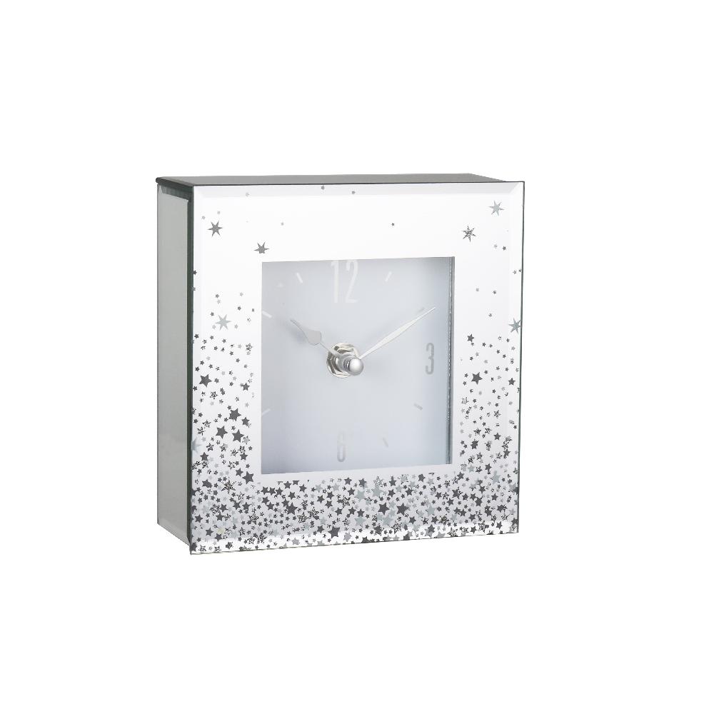 lewis's Star Print Clock- Large 20x20x5cm