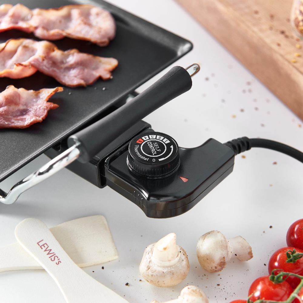 Lewis's Lewis's Teppanyaki Grill Large Non-stick Electric Table Top 58 X 26.5 X 10.1cm