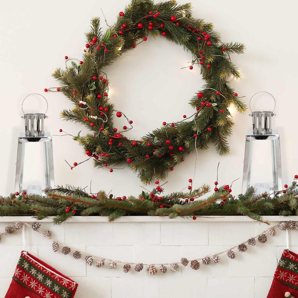 Lewis's Lewis's Triangular Lanterns Candle Holders With Candles Set Of 2 Medium - 10.5x10x12cm