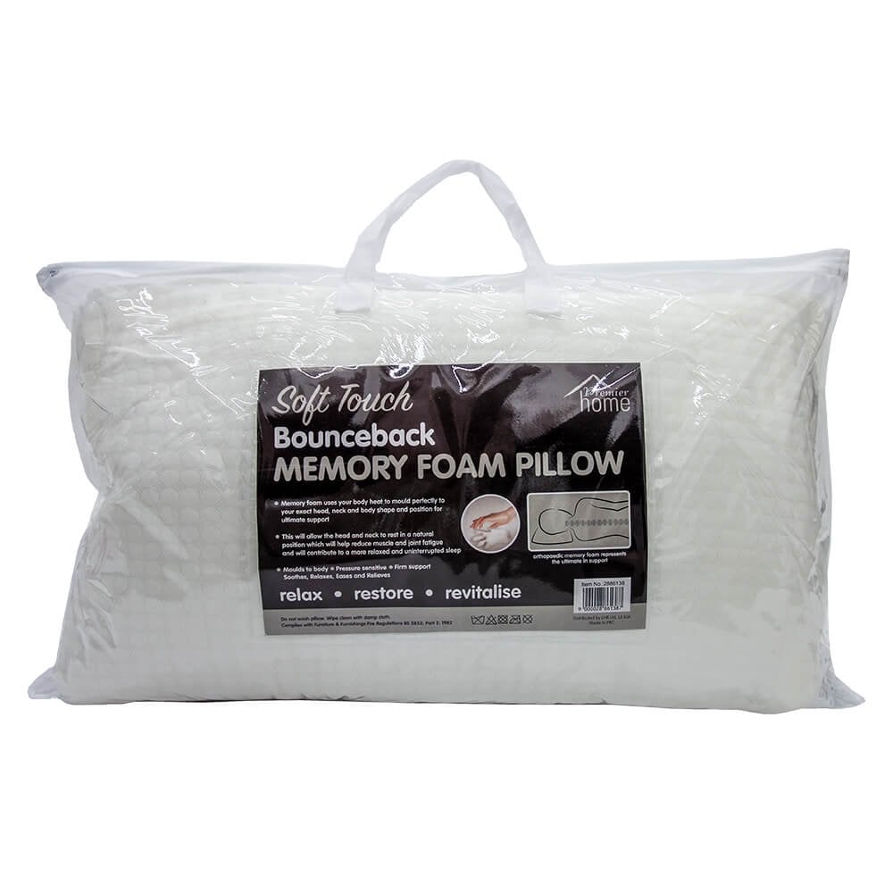 lewis's Ultra Soft Bounceback Memory Foam Pillow