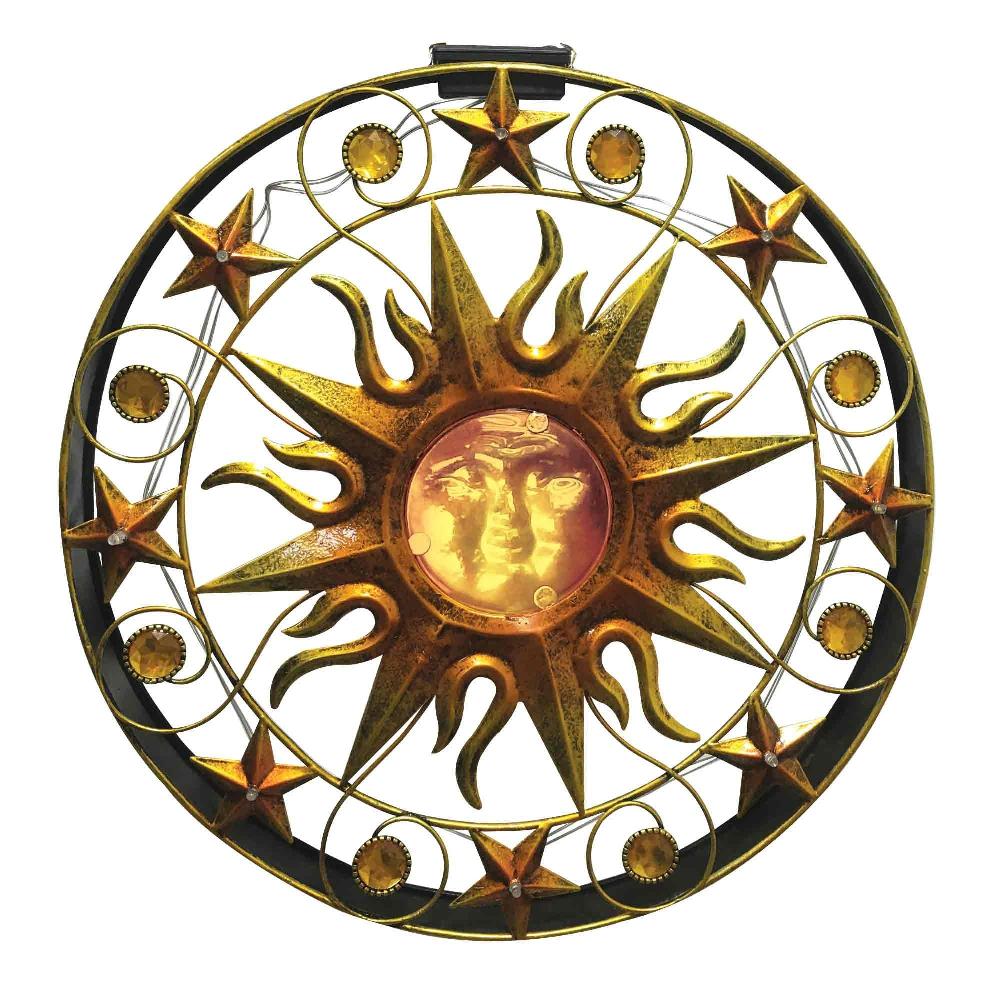 lewis's Wall Art - Sun Solar with Lights 45cm