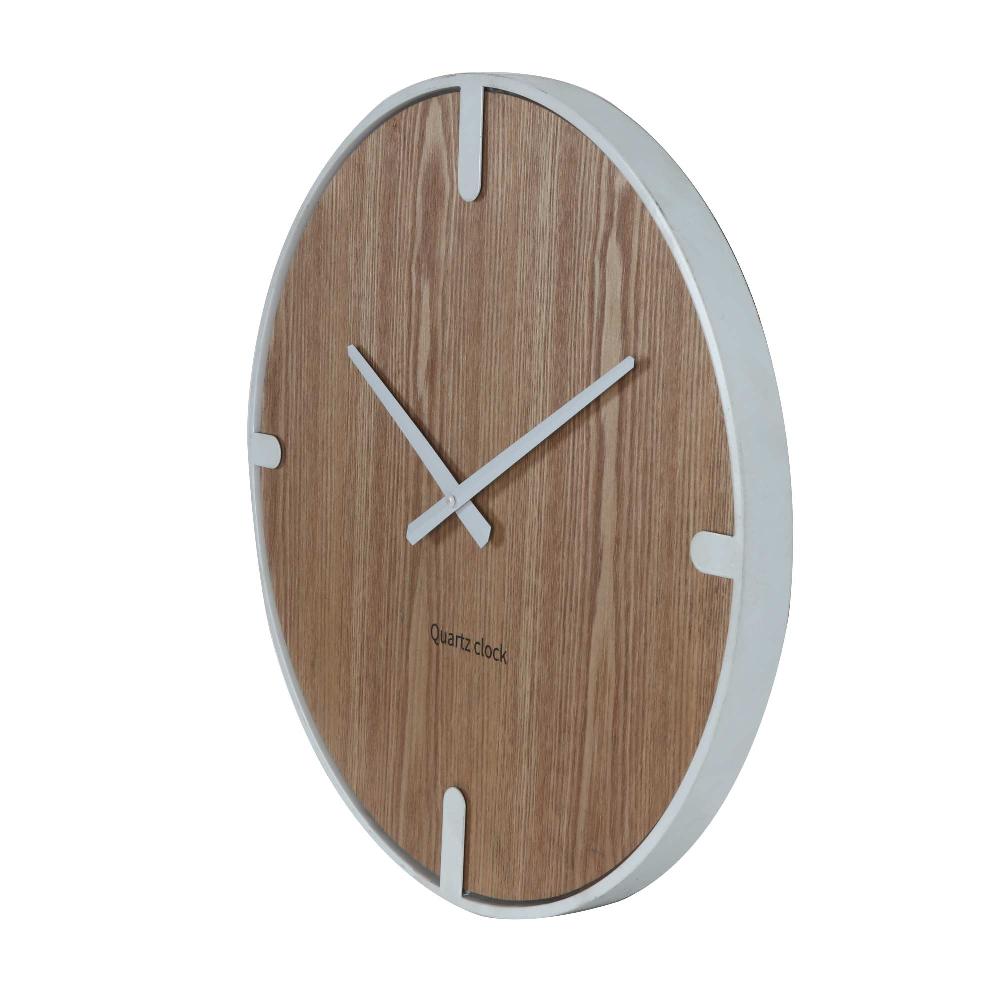 Lewis's Wall Clock - Natural 45x45x4.5cm - Iron