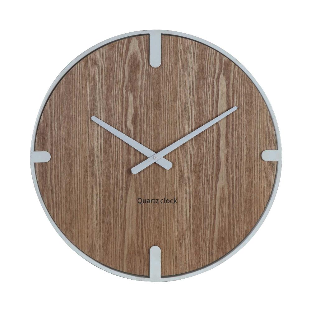 lewis's Wall Clock - Natural 45x45x4.5cm - Iron